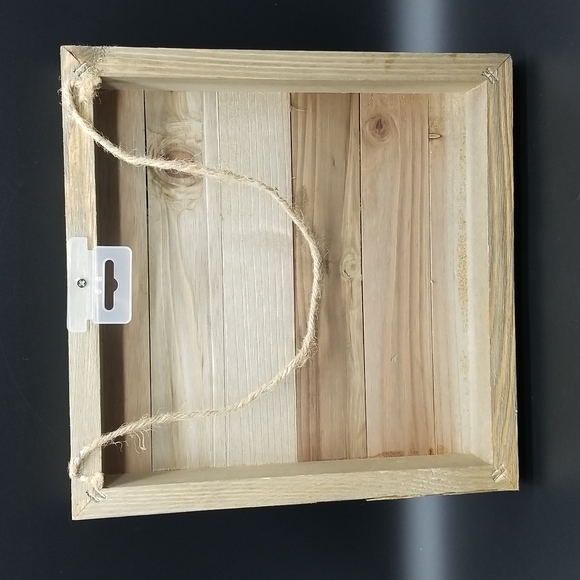 Hand Crafted One of a Kind Mixed Media Holiday Wall Art Hanging - Picture 10 of 10